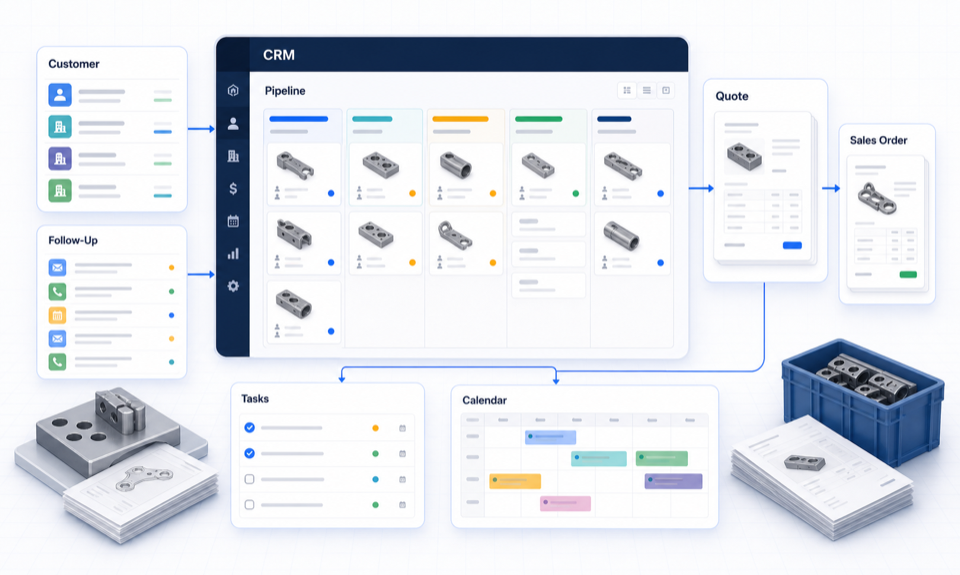 CRM and Sales Management product visual