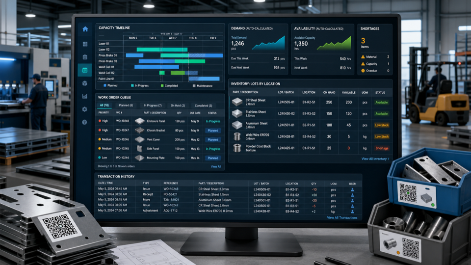 Intelligent Scheduling & Capacity Planning product visual