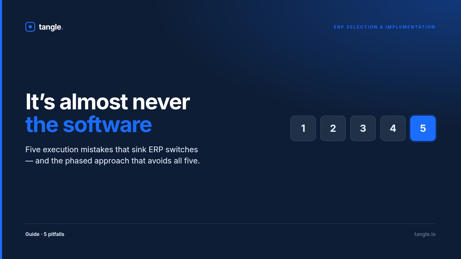 Why ERP migrations actually fail (it is almost never the software) article graphic